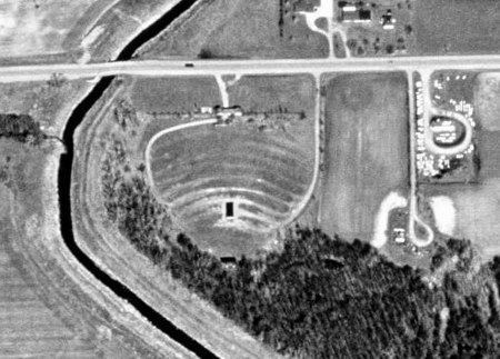 Hi-Way Drive-In Theatre - Aerial - Photo From Terraserver (newer photo)